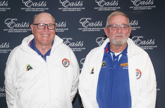 Above: Third Place in East Maitland’s Bob Asimus Memorial Pairs Glen Douglas and Tony O’Neill